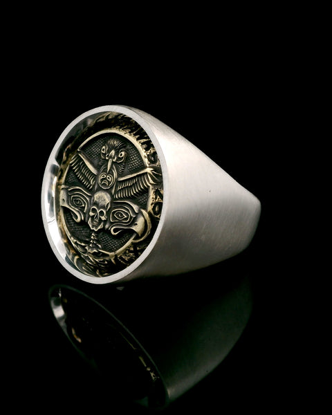 DARKSIDE — Seahawks Championship Ring / Sterling + Brass / Monumental