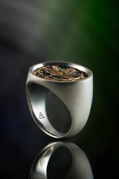 DARKSIDE — Seahawks Championship Ring / Platinum + 18K Rose Gold