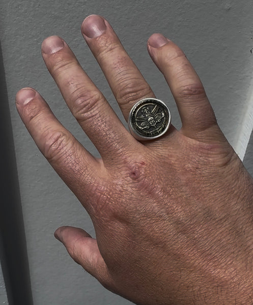 DARKSIDE — Seahawks Championship Ring / Sterling + Brass / Monumental