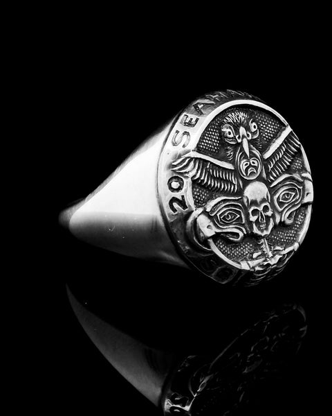 DARKSIDE — Seahawks Championship Ring / Sterling  / Classic