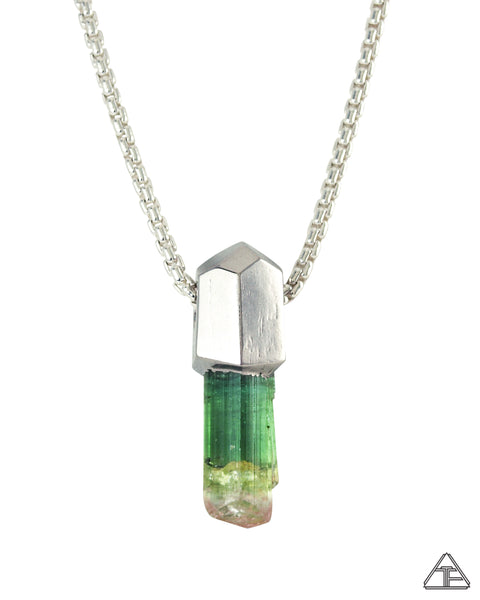 Paprook Tourmaline Palladium Crystal Talisman Pendant