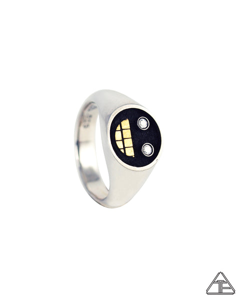 Grillz: Diamond Sterling Silver 22k Ring Size 6