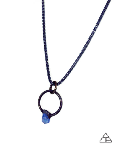 Tanzanite Dark Crystal Talisman Pendant