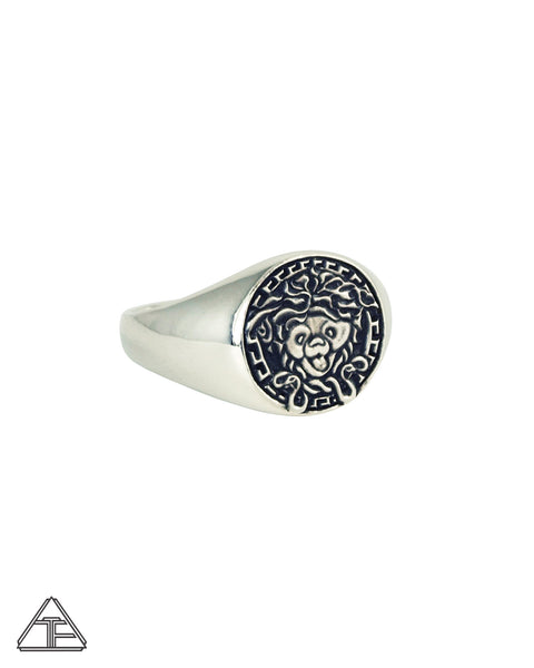 Owsley Bearsace: Grateful Dead Sterling Silver Ring