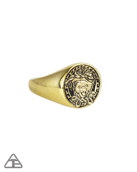 Owsley Bearsace: Grateful Dead 14K Gold Ring