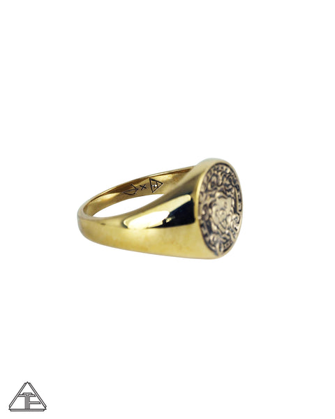 Owsley Bearsace: Grateful Dead 14K Gold Ring