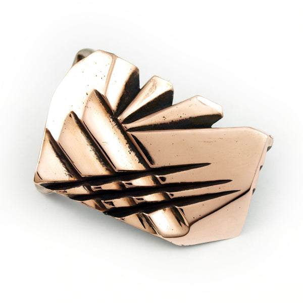 Prism Lattice: Shibuichi Belt Buckle